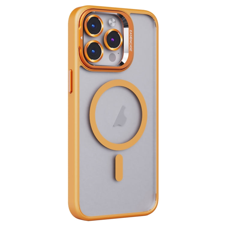 For iPhone 13 Pro Invisible Lens Holder PC + TPU Frosted MagSafe Phone Case(Orange) - iPhone 13 Pro Cases by PMC TechLife | Online Shopping South Africa | PMC TechLife