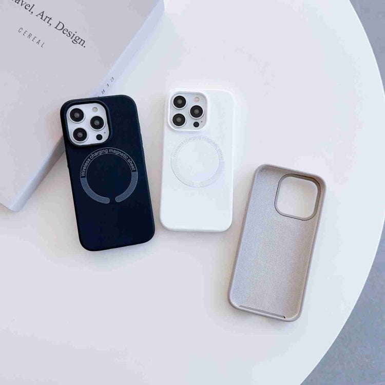 For iPhone 14 MagSafe Magnetic Liquid Silicone Phone Case(Lake Blue) - free shipping - PMC TechLife - Order now!