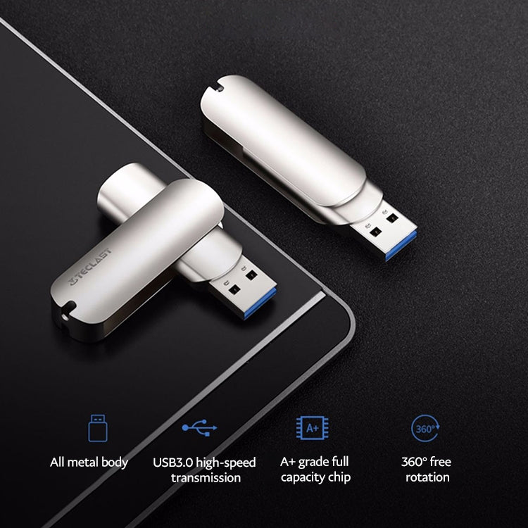 Teclast Leishen Plus Series USB3.0 Twister Flash Drive, Memory:32GB(Silver)