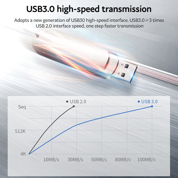Teclast Leishen Plus Series USB3.0 Twister Flash Drive, Memory:32GB(Silver)