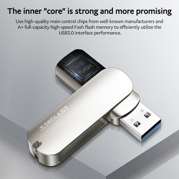 Teclast Leishen Plus Series USB3.0 Twister Flash Drive, Memory:64GB(Silver)