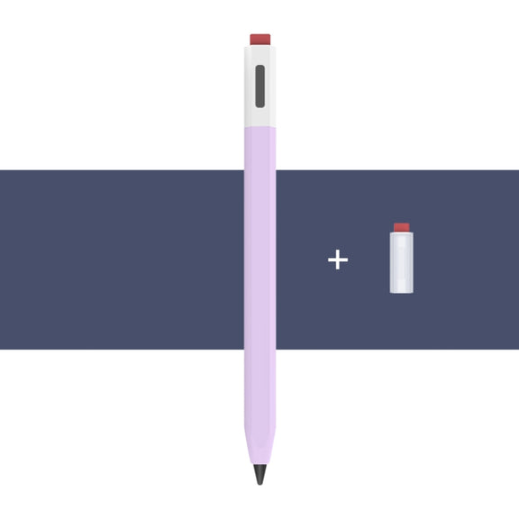 For Xiaomi Inspiration Stylus 1st LOVE MEI Retro Style Silicone Protective Pen Case(Purple)