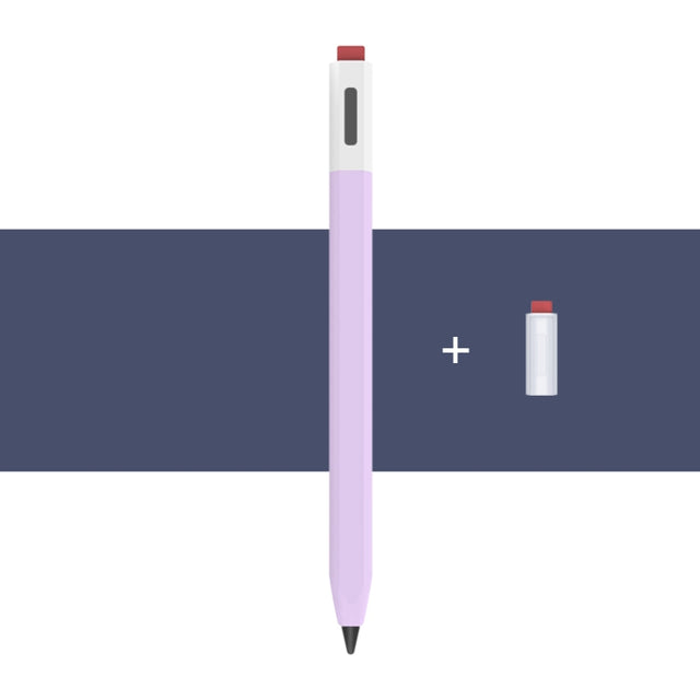 For Xiaomi Inspiration Stylus 1st LOVE MEI Retro Style Silicone Protective Pen Case(Purple)