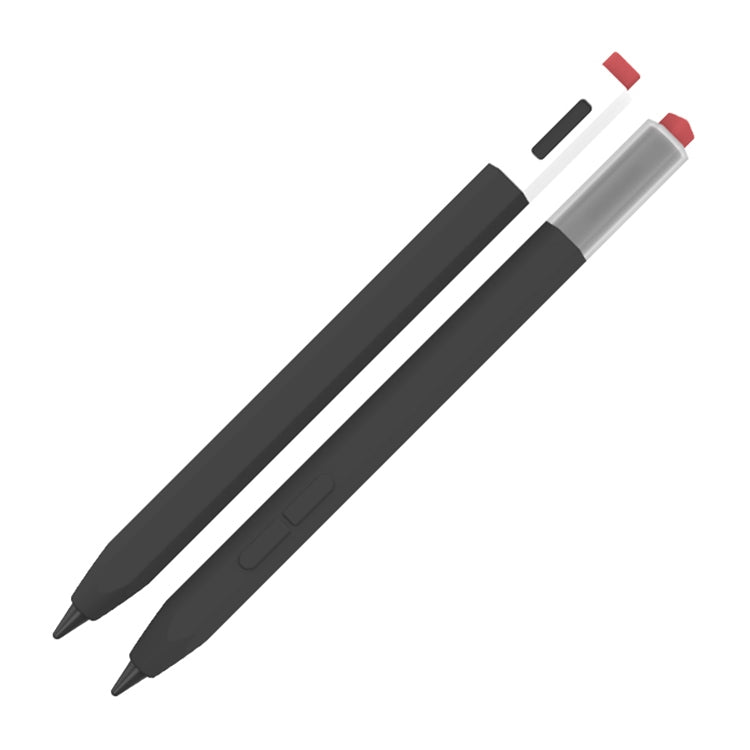 For Xiaomi Inspiration Stylus 1st LOVE MEI Retro Style Silicone Protective Pen Case(Black) - Pencil Accessories by LOVE MEI | Online Shopping South Africa | PMC TechLife