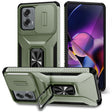 For Motorola Moto G Stylus 2024 Sliding Camshield Holder Phone Case(Alpine Green) - Motorola Cases by PMC Jewellery | Online Shopping South Africa | PMC Jewellery | Buy Now Pay Later Mobicred