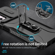For Motorola Moto G Power 2024 Sliding Camshield Holder Phone Case(Black)
