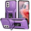 For Motorola Moto G Power 2024 Sliding Camshield Holder Phone Case(Purple) - free shipping - PMC Jewellery - Order now!