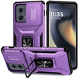 For Motorola Edge 5G 2024 Sliding Camshield Holder Phone Case(Purple) - Motorola Cases by PMC Jewellery | Online Shopping South Africa | PMC Jewellery | Buy Now Pay Later Mobicred