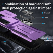 For Motorola Edge 5G 2024 Sliding Camshield Holder Phone Case(Purple)