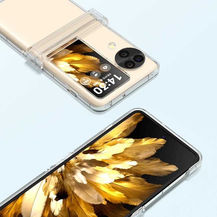 For OPPO Find N3 Flip TPU+PC Transparent Phone Case - Find N3 Flip Cases by PMC TechLife | Online Shopping South Africa | PMC TechLife