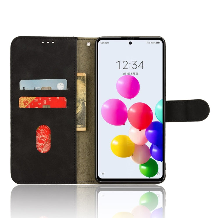 For ZTE Anshin Family Skin Feel Magnetic Flip Leather Phone Case(Black) - free shipping - PMC TechLife - Order now!