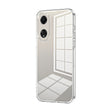 For OPPO A58 5G / A58x 5G Transparent Plating Fine Hole Phone Case(Transparent) - OPPO Cases by PMC TechLife | Online Shopping South Africa | PMC TechLife | Buy Now Pay Later Mobicred
