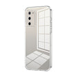 For OPPO A55 5G / A56 / A53s 5G Transparent Plating Fine Hole Phone Case(Transparent) - OPPO Cases by PMC TechLife | Online Shopping South Africa | PMC TechLife | Buy Now Pay Later Mobicred