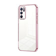 For OPPO Reno6 Indian / Malay Transparent Plating Fine Hole Phone Case(Pink) - OPPO Cases by PMC TechLife | Online Shopping South Africa | PMC TechLife | Buy Now Pay Later Mobicred