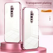 For OPPO Reno2 Z / Reno2 F Transparent Plating Fine Hole Phone Case(Purple)
