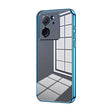 For Xiaomi Redmi K60 Ultra / Xiaomi 13T Transparent Plating Fine Hole Phone Case(Blue) - Redmi K60 Ultra Cases by PMC TechLife | Online Shopping South Africa | PMC TechLife | Buy Now Pay Later Mobicred