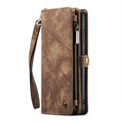 For Samsung Galaxy S24+ 5G CaseMe 008 Detachable Multifunctional Leather Phone Case(Brown)