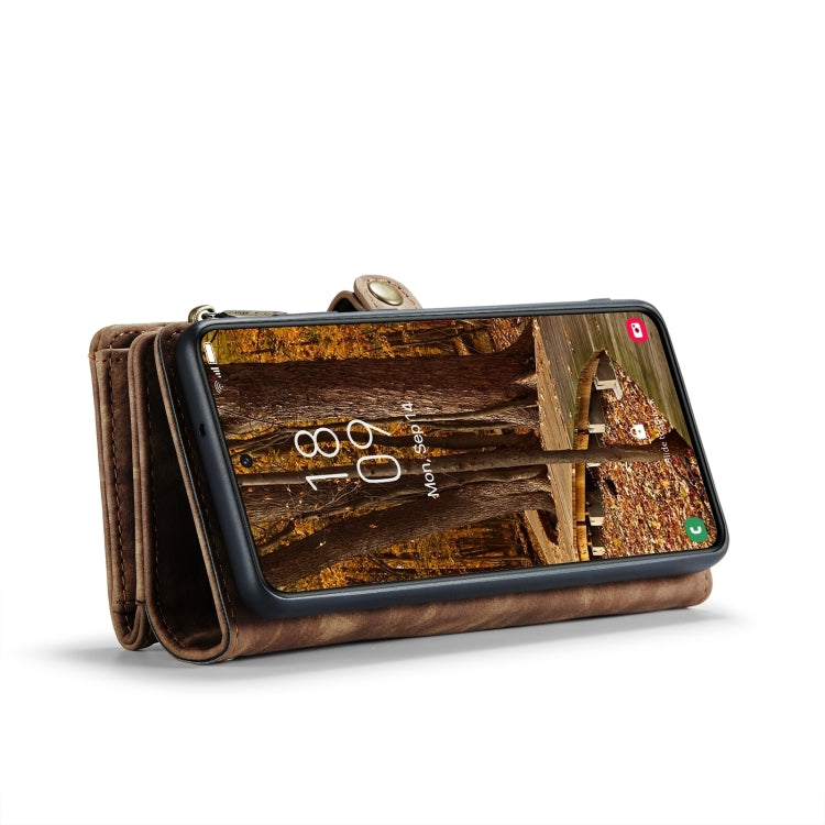 For Samsung Galaxy S24+ 5G CaseMe 008 Detachable Multifunctional Leather Phone Case(Brown)