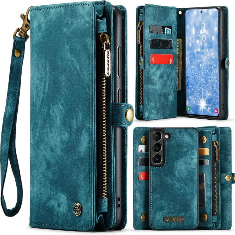 For Samsung Galaxy S24+ 5G CaseMe 008 Detachable Multifunctional Leather Phone Case(Blue) - free shipping - PMC Jewellery - Order now!
