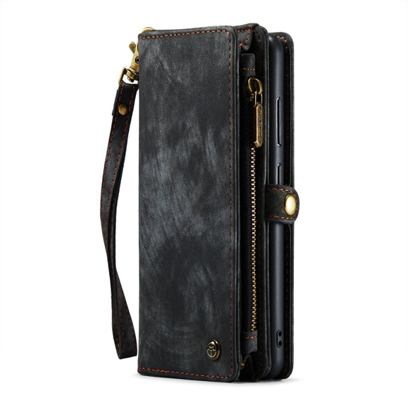 For Samsung Galaxy S24+ 5G CaseMe 008 Detachable Multifunctional Leather Phone Case(Black)