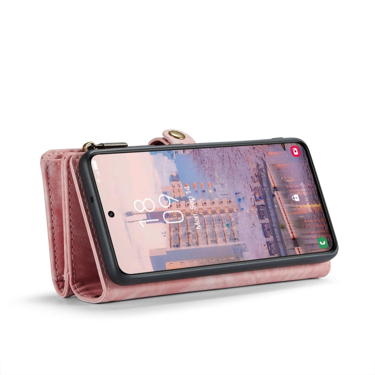 For Samsung Galaxy S24+ 5G CaseMe 008 Detachable Multifunctional Leather Phone Case(Pink)