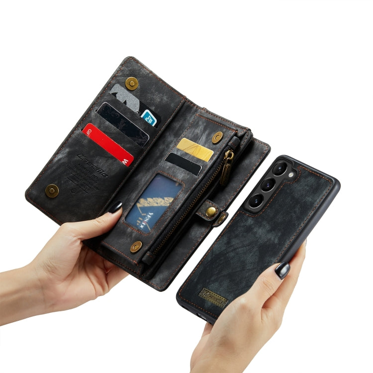 For Samsung Galaxy S24 5G CaseMe 008 Detachable Multifunctional Leather Phone Case(Black)