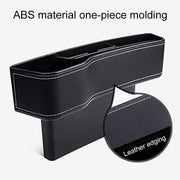 Car Multi-functional Console Box Cup Holder Seat Gap Side Storage Box, Frizzled Feather Style, Color:Red(Front Passenger Seat)