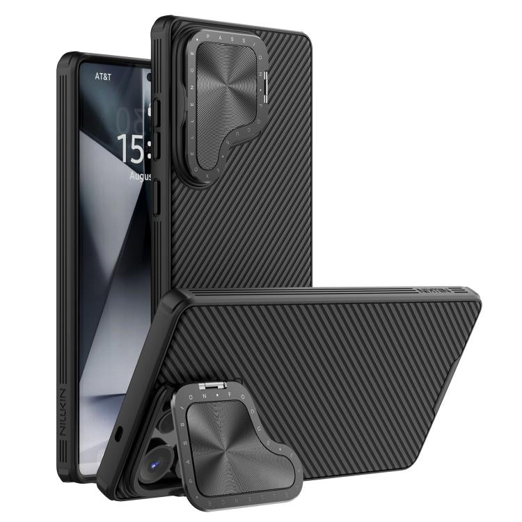 For Samsung Galaxy S25 Ultra 5G NILLKIN CamShield Prop PC Phone Case(Black) - free shipping - PMc TechLife - Order now!
