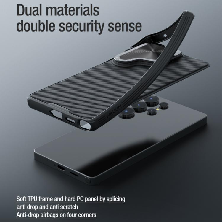 For Samsung Galaxy S25 Ultra 5G NILLKIN CamShield Prop PC Phone Case(Black) - free shipping - PMc TechLife - Order now!