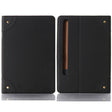 For Samsung Galaxy Tab S9 FE Retro Book Leather Tablet Case(Black) - Galaxy Tab S9 FE by PMC Jewellery | Online Shopping South Africa | PMC Jewellery | Buy Now Pay Later Mobicred