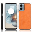 For Motorola Moto G 5G 2024 / G Play 5G 2024 Cow Pattern Sewing Back Cover Phone Case(Orange) - Motorola Cases by PMC Jewellery | Online Shopping South Africa | PMC Jewellery | Buy Now Pay Later Mobicred