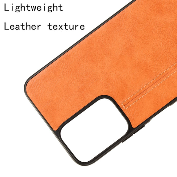 For Motorola Moto G 5G 2024 / G Play 5G 2024 Cow Pattern Sewing Back Cover Phone Case(Orange)
