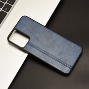 For Motorola Moto G 5G 2024 / G Play 5G 2024 Cow Pattern Sewing Back Cover Phone Case(Blue)
