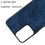 For Motorola Moto G 5G 2024 / G Play 5G 2024 Cow Pattern Sewing Back Cover Phone Case(Blue)