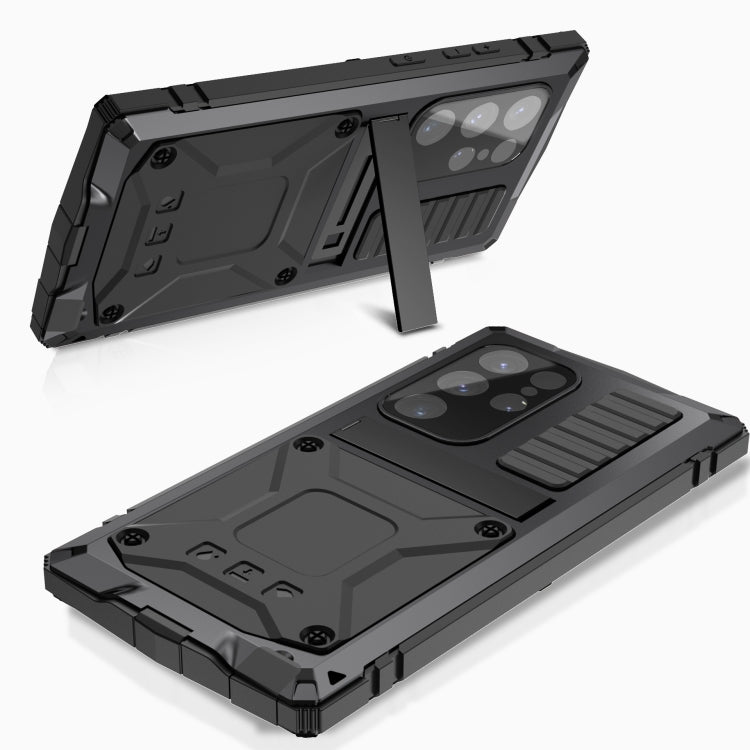 For Samsung Galaxy S24 Ultra 5G R-JUST Life Waterproof Dustproof Shockproof Phone Case(Black) - free shipping - PMC TechLife - Order now!
