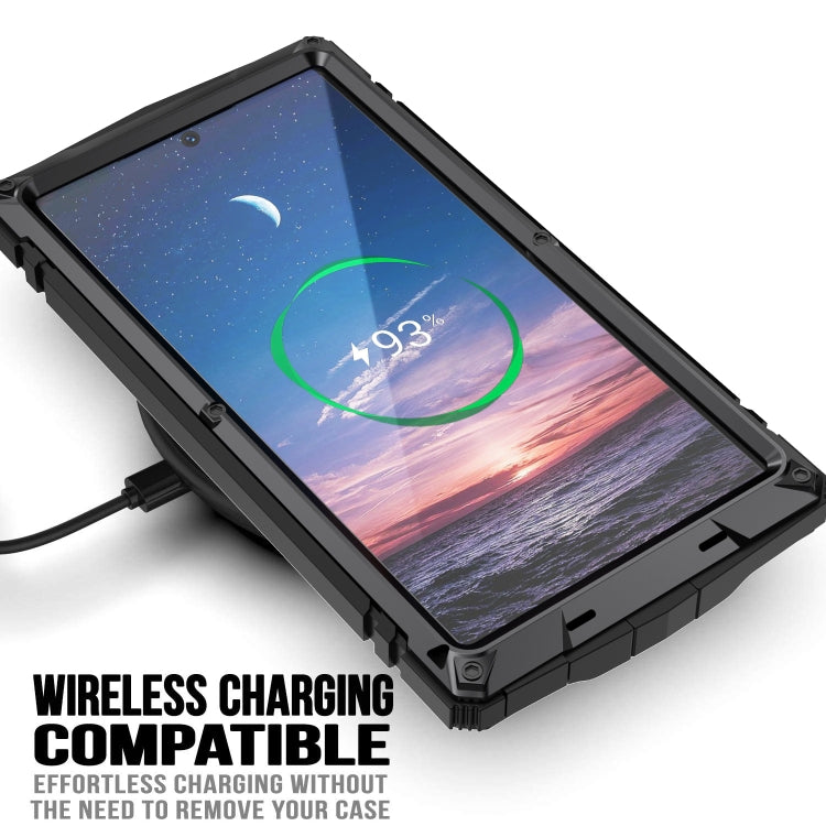 For Samsung Galaxy S24 Ultra 5G R-JUST Life Water-resistant Dustproof Shockproof Phone Case(Black)