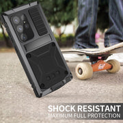 For Samsung Galaxy S24 Ultra 5G R-JUST Life Water-resistant Dustproof Shockproof Phone Case(Black)