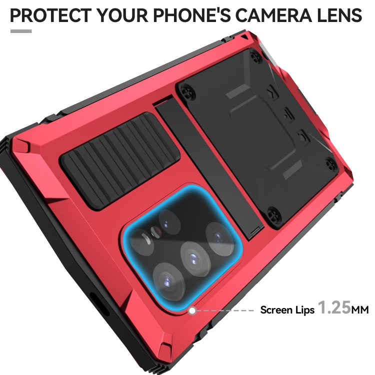 For Samsung Galaxy S24 Ultra 5G R-JUST Life Waterproof Dustproof Shockproof Phone Case(Red) - Galaxy S24 Ultra 5G Cases by R-JUST | Online Shopping South Africa | PMC TechLife | Buy Now Pay Later Mobicred