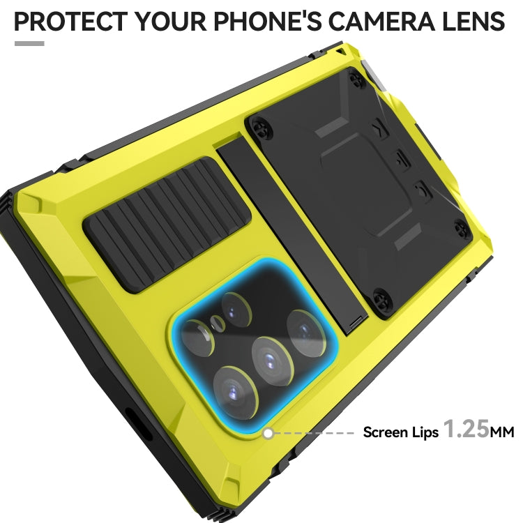 For Samsung Galaxy S24 Ultra 5G R-JUST Life Waterproof Dustproof Shockproof Phone Case(Yellow) - free shipping - PMC TechLife - Order now!
