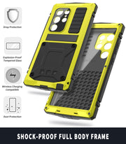For Samsung Galaxy S24 Ultra 5G R-JUST Life Water-resistant Dustproof Shockproof Phone Case(Yellow)