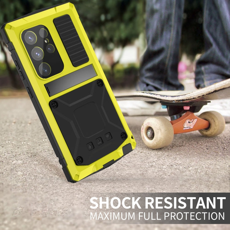 For Samsung Galaxy S24 Ultra 5G R-JUST Life Waterproof Dustproof Shockproof Phone Case(Yellow) - free shipping - PMC TechLife - Order now!