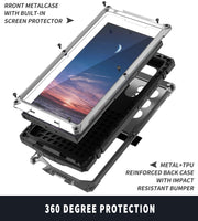 For Samsung Galaxy S24 Ultra 5G R-JUST Life Water-resistant Dustproof Shockproof Phone Case(Silver)