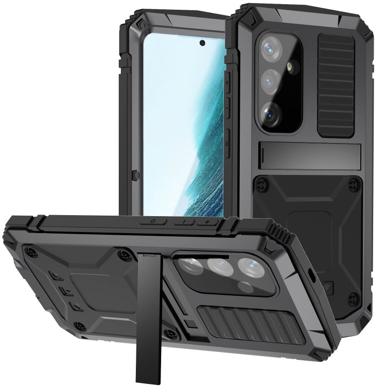 For Samsung Galaxy S24+ 5G R-JUST Life Waterproof Dustproof Shockproof Phone Case(Black) - free shipping - PMC TechLife - Order now!