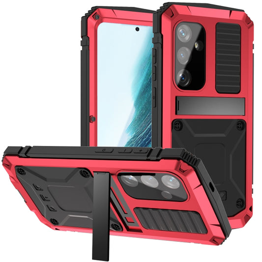 For Samsung Galaxy S24+ 5G R-JUST Life Waterproof Dustproof Shockproof Phone Case(Red) - Galaxy S24+ 5G Cases by R-JUST | Online Shopping South Africa | PMC Jewellery | Buy Now Pay Later Mobicred