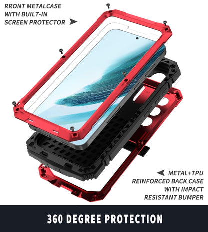 For Samsung Galaxy S24+ 5G R-JUST Life Waterproof Dustproof Shockproof Phone Case(Red) - Galaxy S24+ 5G Cases by R-JUST | Online Shopping South Africa | PMC Jewellery | Buy Now Pay Later Mobicred