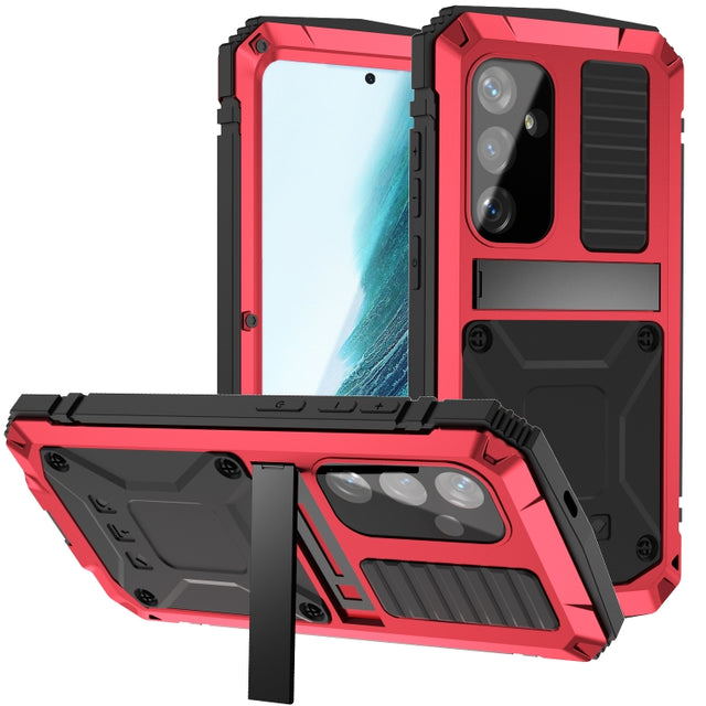 For Samsung Galaxy S24+ 5G R-JUST Life Water-resistant Dustproof Shockproof Phone Case(Red)