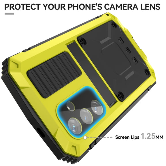 For Samsung Galaxy S24+ 5G R-JUST Life Water-resistant Dustproof Shockproof Phone Case(Yellow)