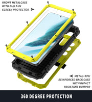 For Samsung Galaxy S24+ 5G R-JUST Life Water-resistant Dustproof Shockproof Phone Case(Yellow)