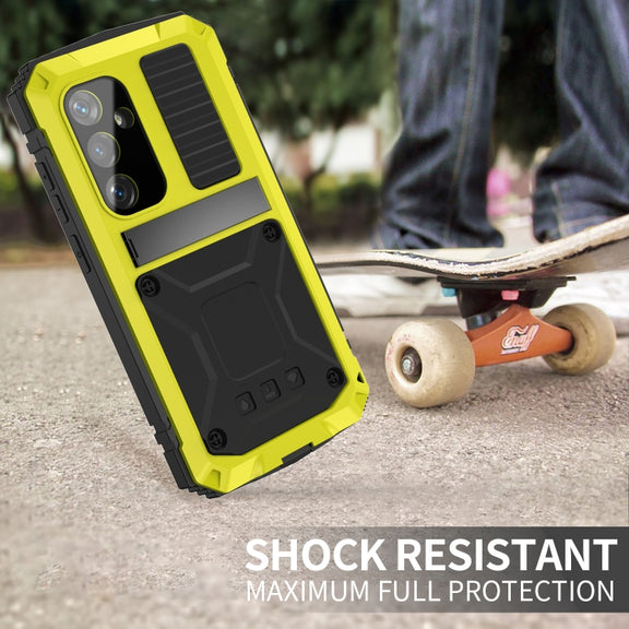For Samsung Galaxy S24+ 5G R-JUST Life Water-resistant Dustproof Shockproof Phone Case(Yellow)