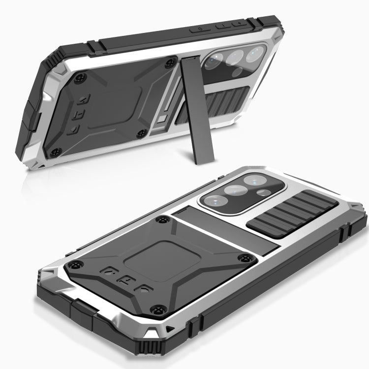 For Samsung Galaxy S24+ 5G R-JUST Life Waterproof Dustproof Shockproof Phone Case(Silver) - Galaxy S24+ 5G Cases by R-JUST | Online Shopping South Africa | PMC TechLife | Buy Now Pay Later Mobicred